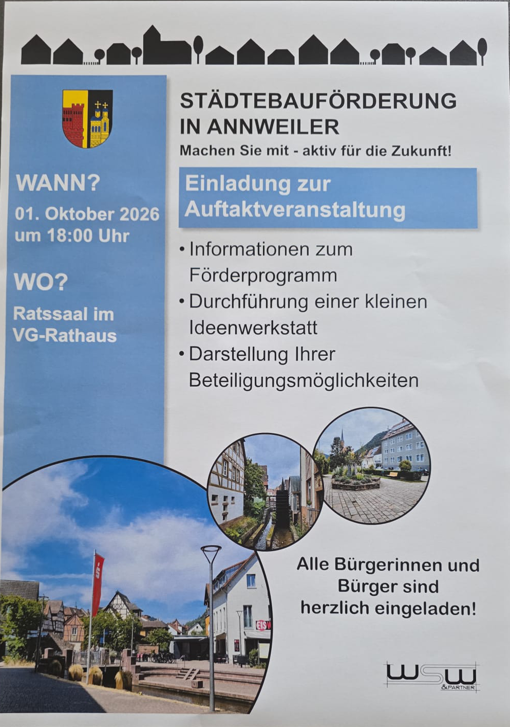 Auftaktveranstaltung Städtebauförderung in Annweiler